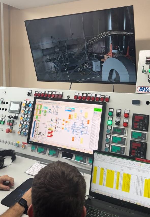 Огневые испытания форсунок MS5002E, изготовленных методом аддитивной печати